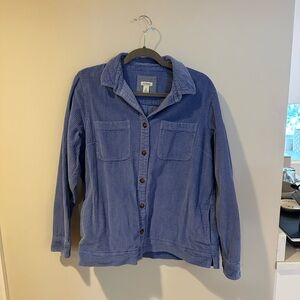 L.L. Bean blue/periwinkle shacket